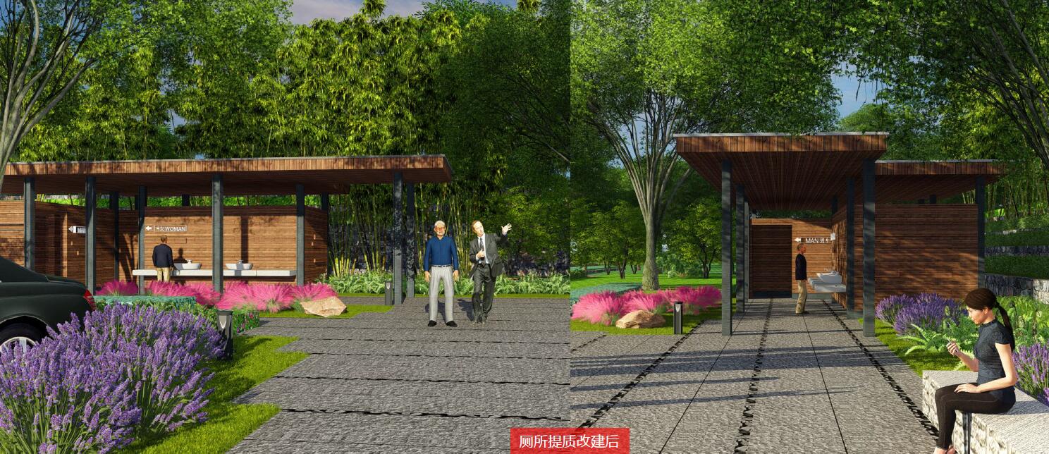 萬州區(qū)青杠榜高速路口廁所改建后